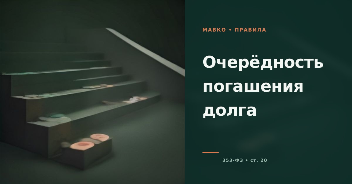 Иллюстрация к статье «Очерёдность погашения долга»