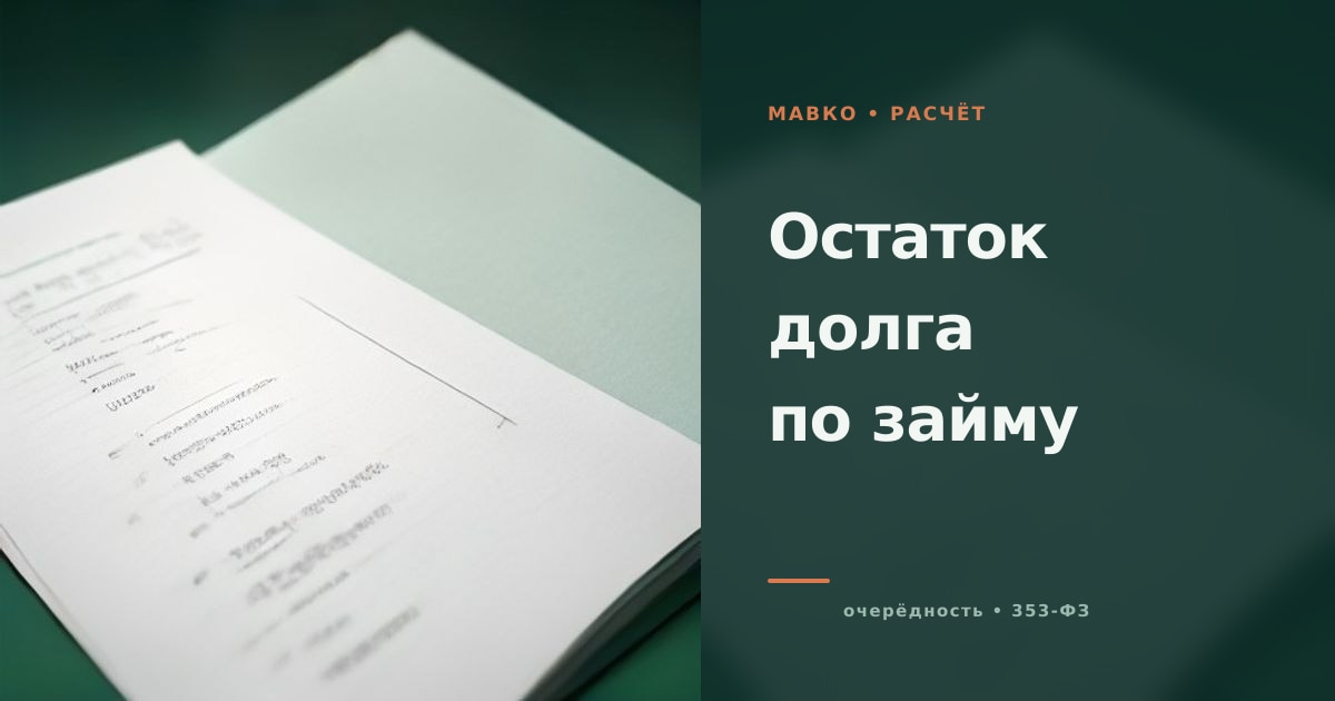 Иллюстрация к статье «Как узнать остаток долга по займу»