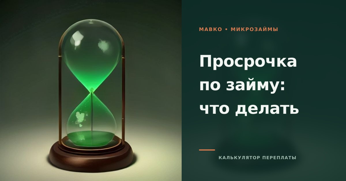 Иллюстрация к статье «Просрочка по займу: последствия и действия»